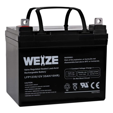 Weize 12V 35AH Battery Rechargeable SLA Deep Cycle