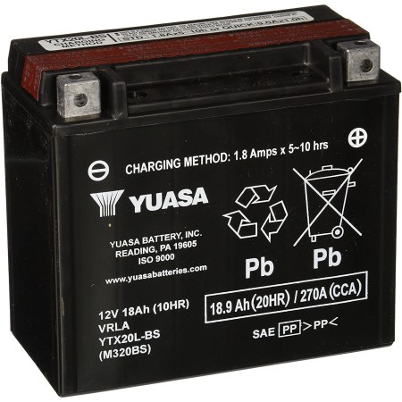 Yuasa YUAM320BS YTX20L-BS Battery