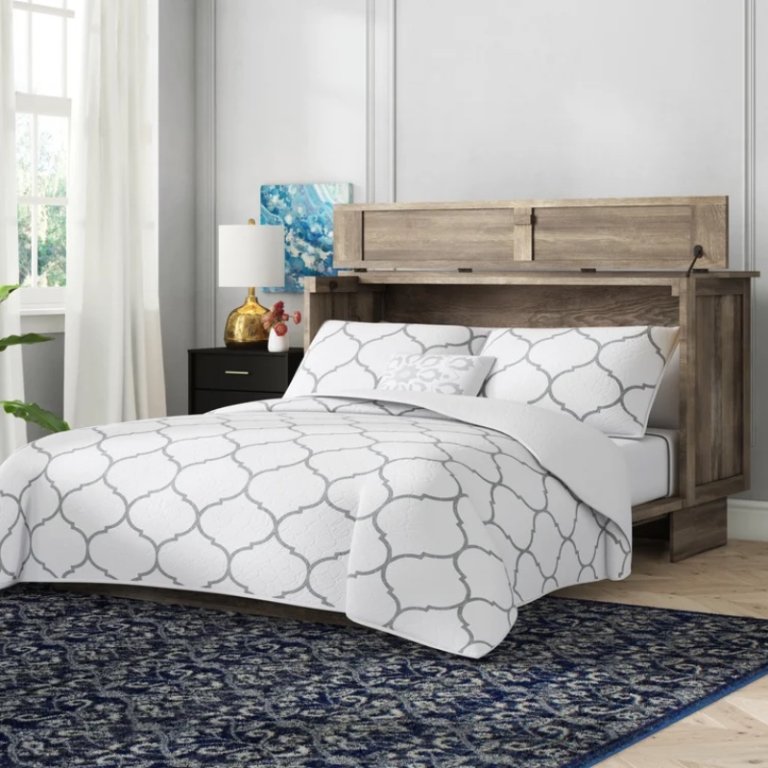  The Best Murphy Bed Option: Pyper Marketing Ash Bristol Storage Murphy Bed