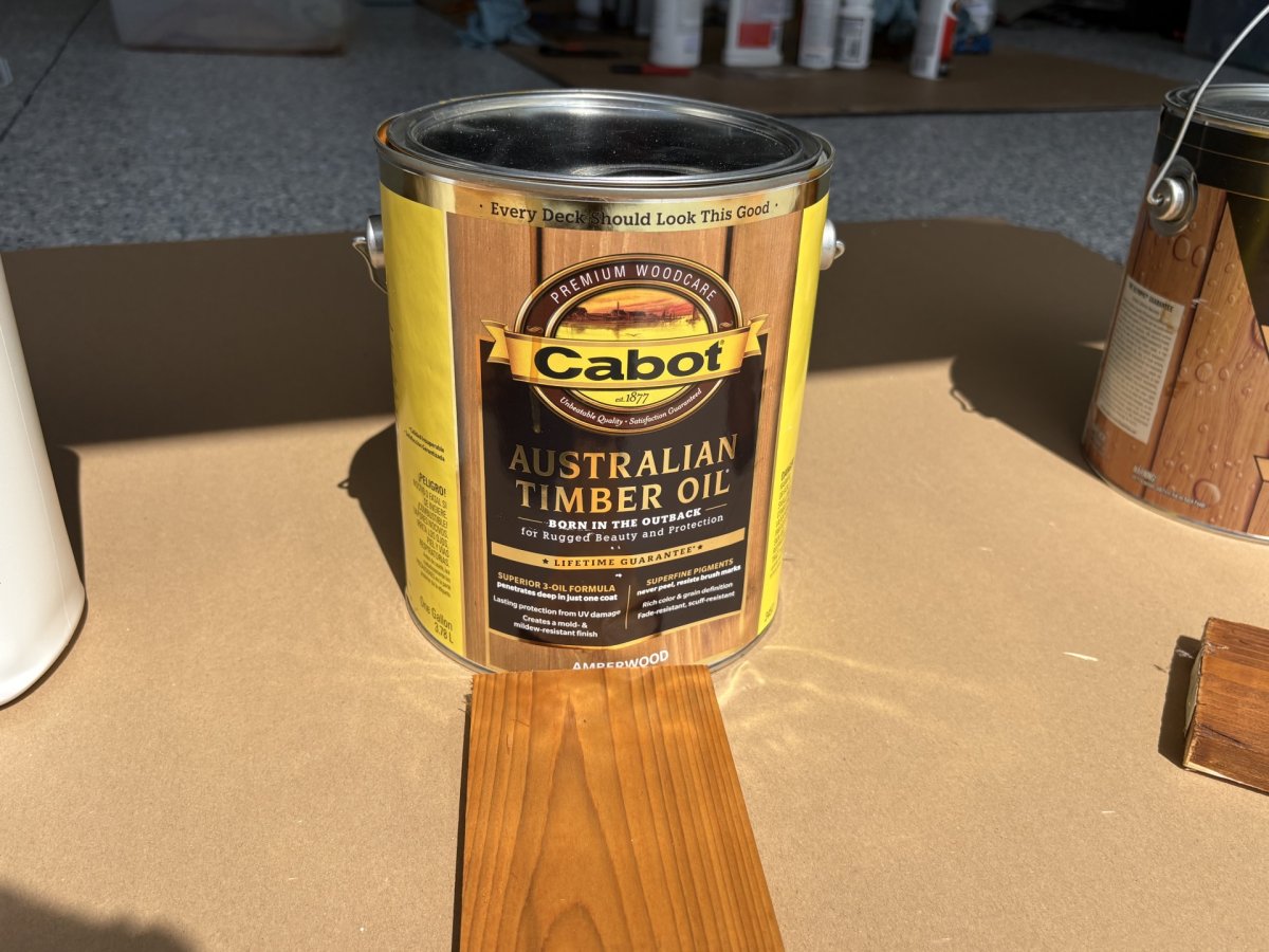 Cabot cedar stain