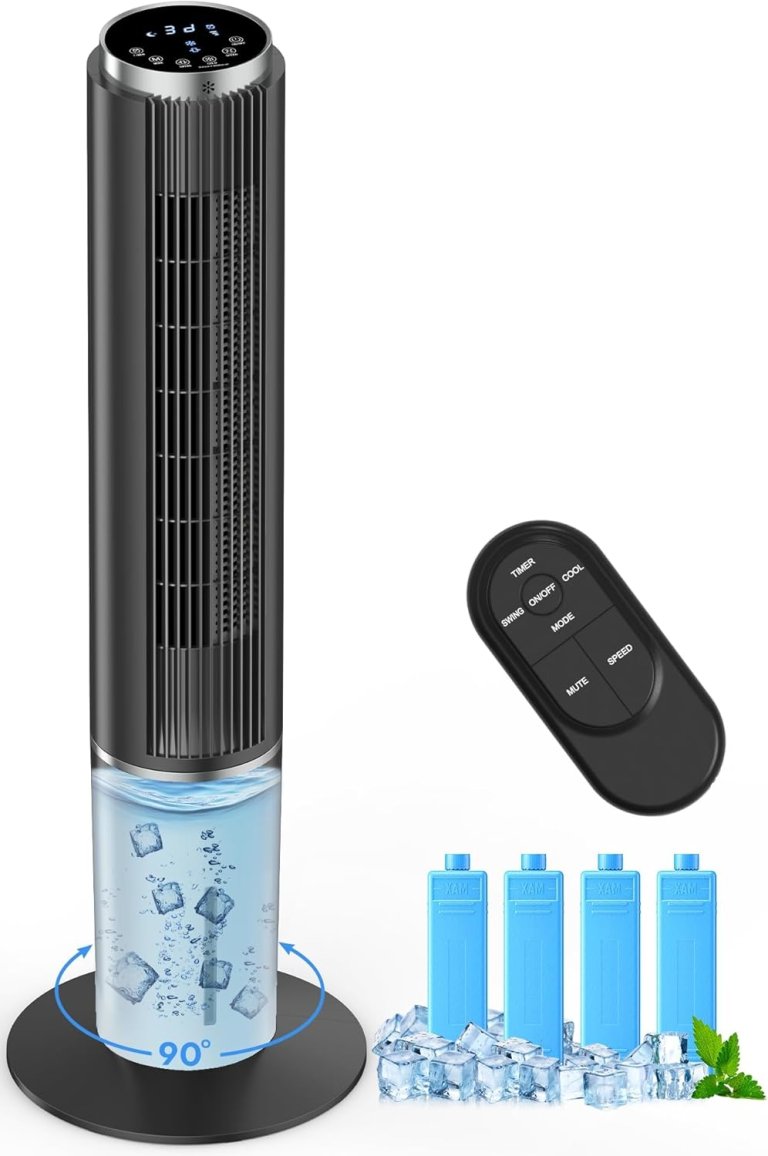Coolech 42-Inch Oscillating Evaporative Air Cooler
