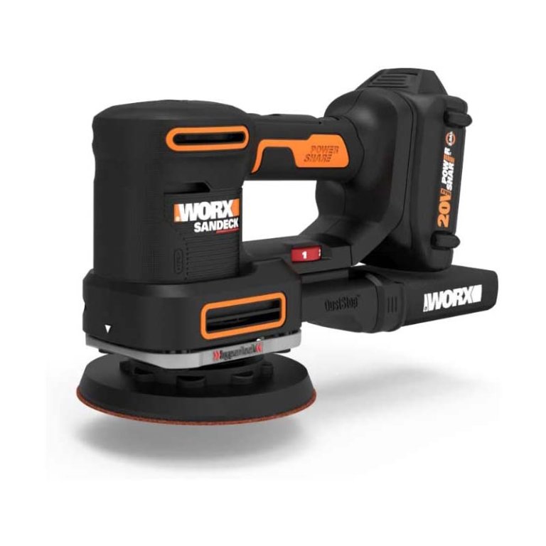  The Best Detail Sander Option: Worx 20V Power Share Sandeck 5-In-1 Multi-Sander