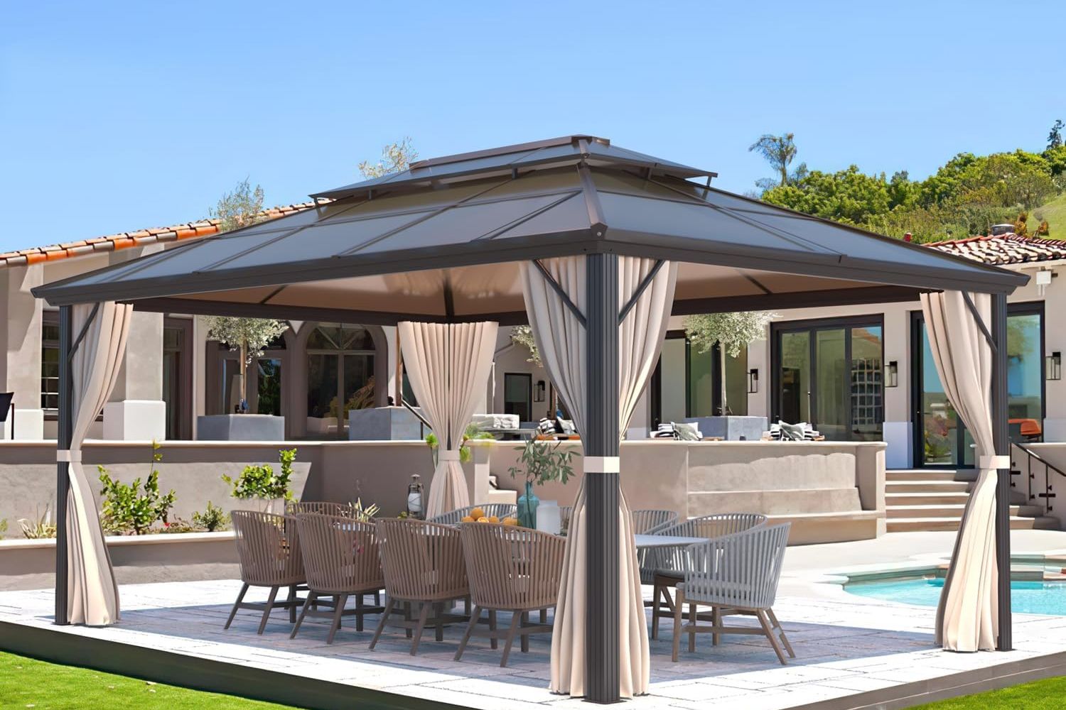 One of the Best Gazebo Option in a nice outdoor setting