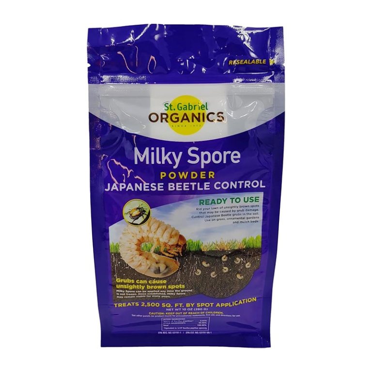  The Best Grub Killer Option St. Gabriel Organics 80010-9 Milky Spore Powder