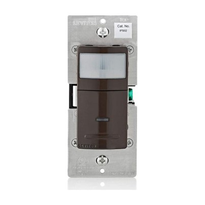 The Best Motion Sensor Light Switch Option: Leviton IPS02-1LW Decora Motion Sensor In-Wall Switch