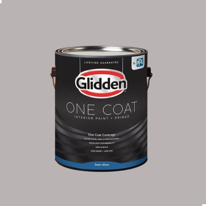 The Best Paint for Garage Walls Option: Glidden Interior Paint Primer One Coat, Semi-Gloss