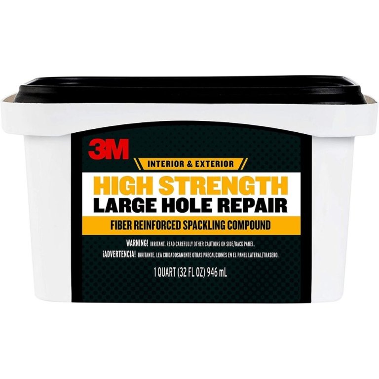  The Best Spackle Option: 3M High Strength Large Hole Repair
