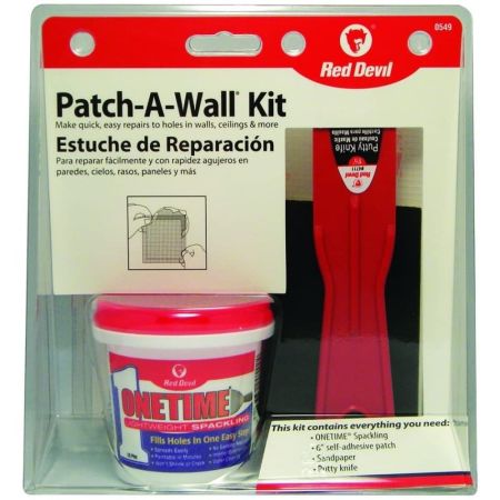 Red Devil 0549 Lightweight Spackling Patch-A-Wall Kit