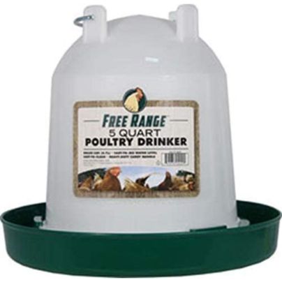 The Best Chicken Waterer Option: Harris Farms Plastic Poultry Drinker