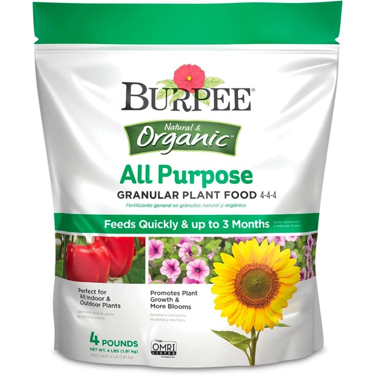 The Best Fertilizer For Hibiscus Option: Burpee Natural All Purpose Granular Organic Food