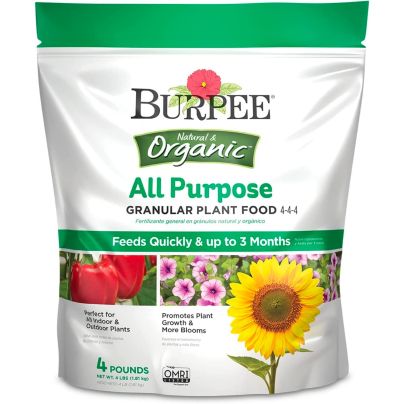 The Best Fertilizer For Hibiscus Option: Burpee Natural All Purpose Granular Organic Food
