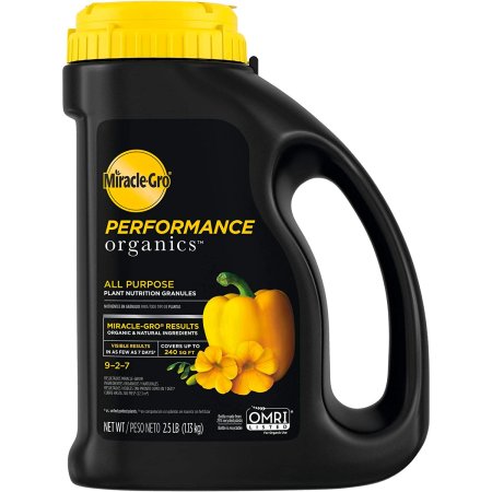  The Best Fertilizer For Hibiscus Option: Miracle-Gro Performance Organics All Purpose Granules