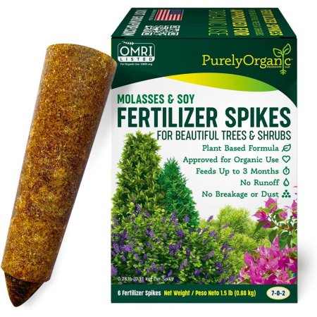  The Best Fertilizer For Hibiscus Option: Purely Organic Tree & Shrub Fertilizer Spikes