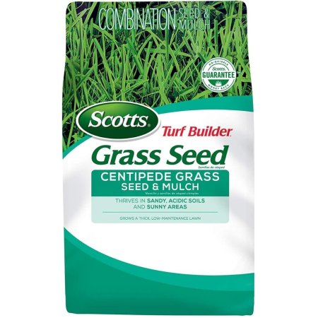  The Best Grass For Sandy Soil Option: Scotts Turf Builder Centipede Grass Seed and Mulch