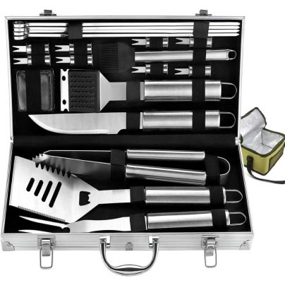 The Best Grill Tool Set Option: ROMANTICIST 20pc Complete Grill Accessories Kit