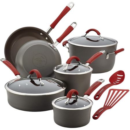 Rachael Ray Cucina Hard Anodized Pots and Pans Set
