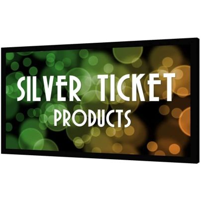The Best Projector Screen Option: Silver Ticket STR-169120 120” 16:9 4K HD Projector