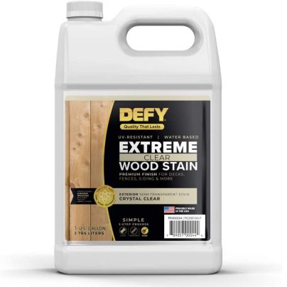 The Best Stain For Cedar Option: DEFY Extreme Semi-Transparent Exterior Wood Stain