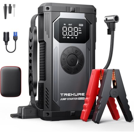  Trekure Portable Jump Starter With Air Compressor