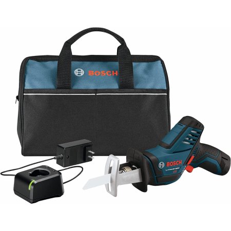  Bosch PS60-102 12V Max Pocket Reciprocating Saw Kit with bag and charger