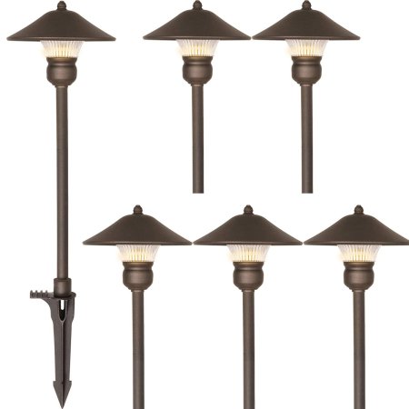  Best Low Voltage Landscape Lighting Options: hykolity 6 Pack Low Voltage LED Landscape Pathway