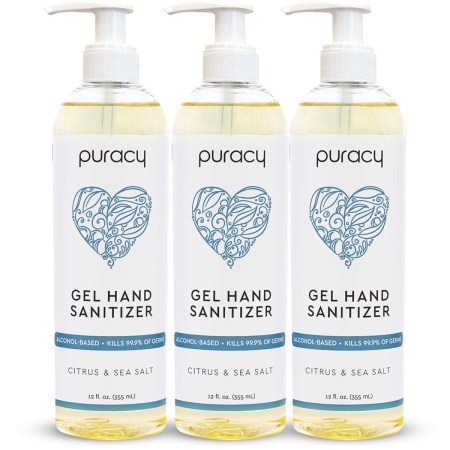 Puracy Hand Sanitizer Gel Set (3-Pack)