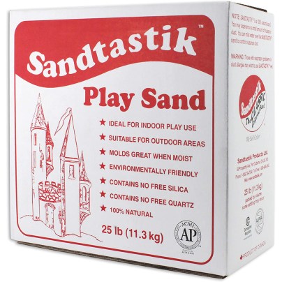 Best Sand for Sandbox Options: Sandtastik Sparkling White Play Sand