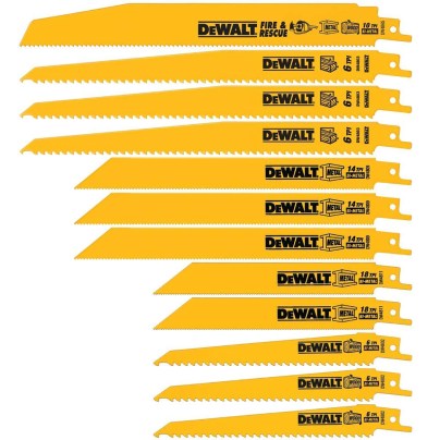 The Best Sawzall Blades Option: DEWALT Reciprocating Saw Blades, Bi-Metal Set