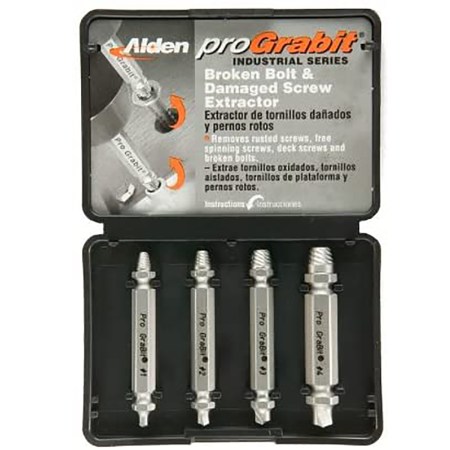 Alden 8440P Grabit Pro Bolt and Screw Extractor Kit