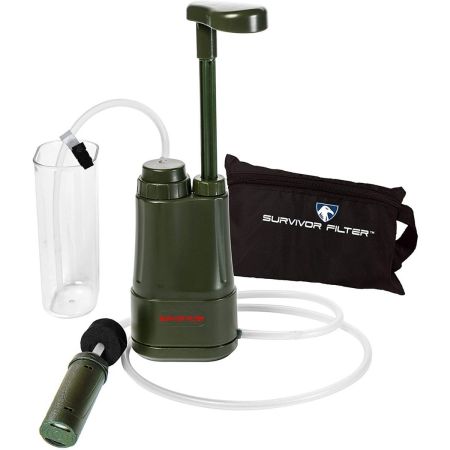 Survivor Filter Pro - Hand Pump Camping Water Filter 