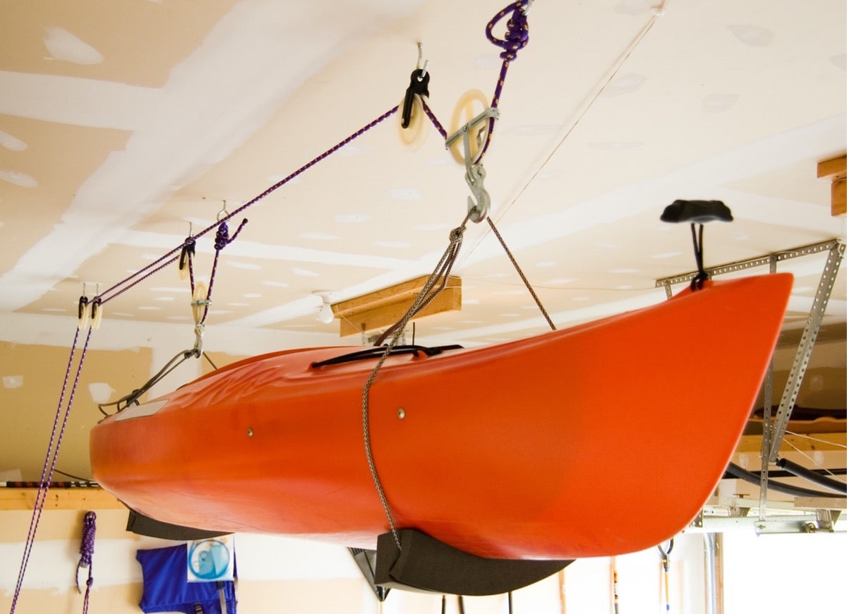 10 Kayak Storage Ideas for Taking Back Your Garage - Bob Vila