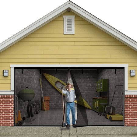  The Best Garage Door Screens Option: Lasla Fiberglass Magnetic Garage Door Screen