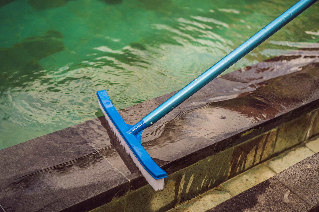 How to Maintain a Pool Brush the Sides