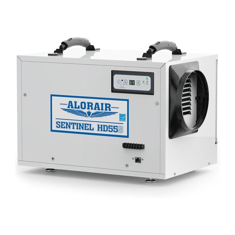 The Best Crawl Space Dehumidifier Option AlorAir HD55S Basement Crawl Space Dehumidifier