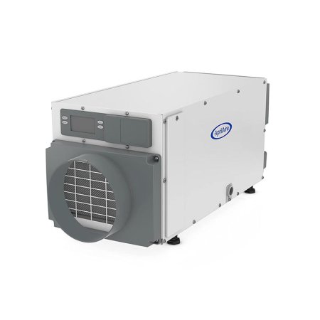  The AprilAire E070 70-Pint Crawl Space Dehumidifier on a white background.
