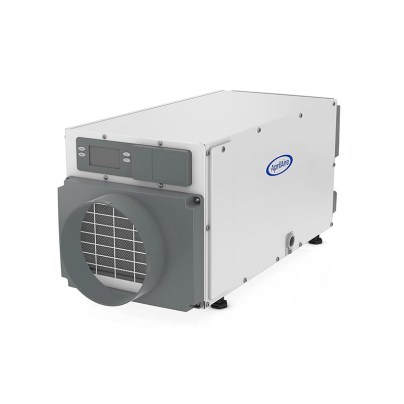 The AprilAire E070 70-Pint Crawl Space Dehumidifier on a white background.