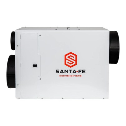 The Santa Fe Ultra98 Whole-House Ventilating Dehumidifier on a white background.