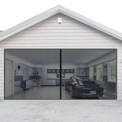 The Best Garage Door Screens Option: Aurelio Tech Magnetic Garage Door Screen