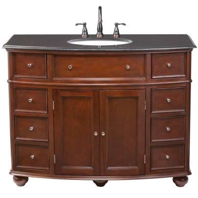The Hampton Harbor 45-Inch by 22-Inch Bath Vanity on a white background.