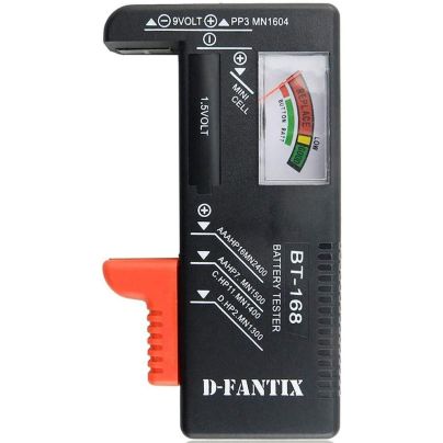 The Best Battery Tester Option: D-FantiX Battery Tester, (Model: BT-168)