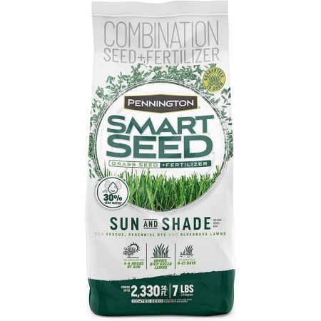 Pennington Smart Seed Grass Seed and Fertilizer Mix