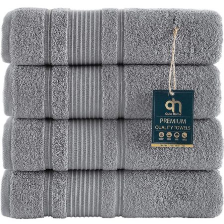 Qute Home Spa u0026 Hotel 4-Piece Bath Towels Set