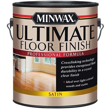  Can of Minwax Ultimate Floor Finish on a white background