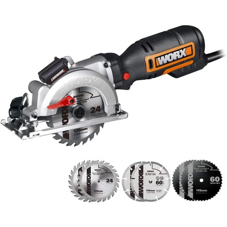 WORX WX427L 6A 4-1/2'' Corded Compact Circular Saw