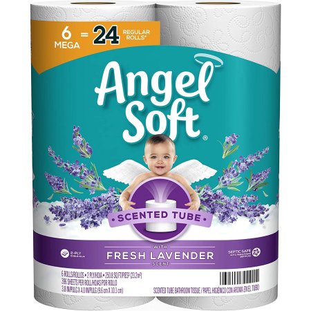  Best Toilet Paper For Septic Option: Angel Soft Toilet Paper with Fresh Lavender Scent