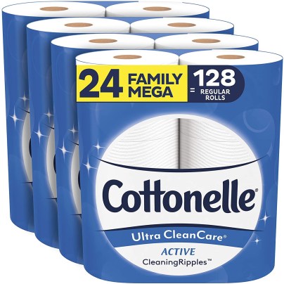 Best Toilet Paper For Septic Option: Cottonelle Ultra CleanCare Soft Toilet Paper