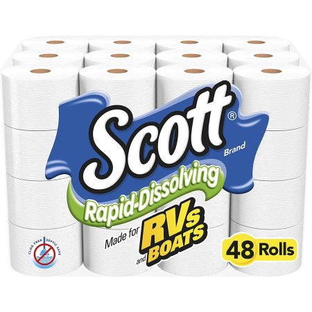  Best Toilet Paper For Septic Option: Scott Rapid-Dissolving Toilet Paper