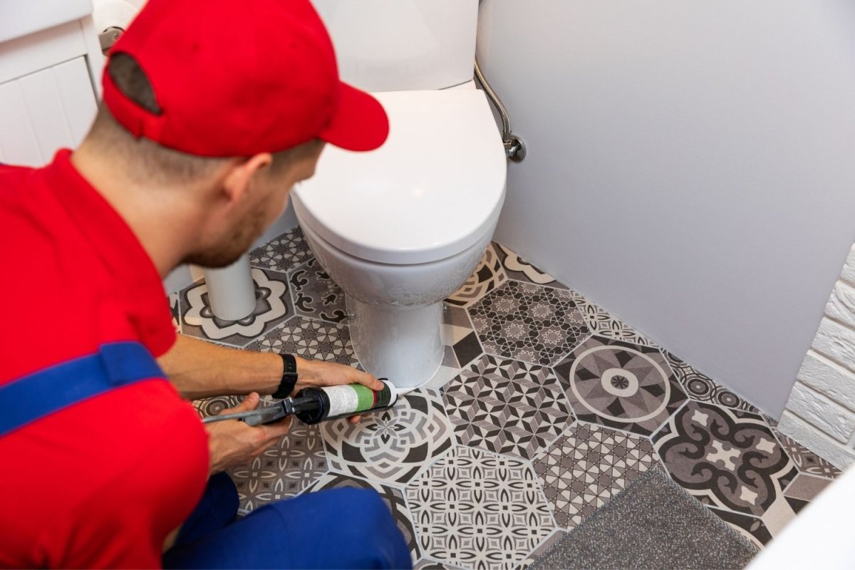 Caulk Around Toilet