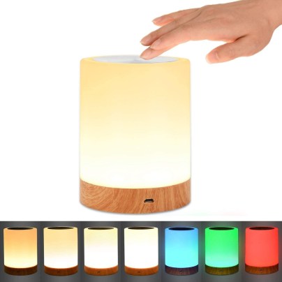 The Best Cordless Lamp Option: Unifun Touch Sensor Bedside Table Lamp
