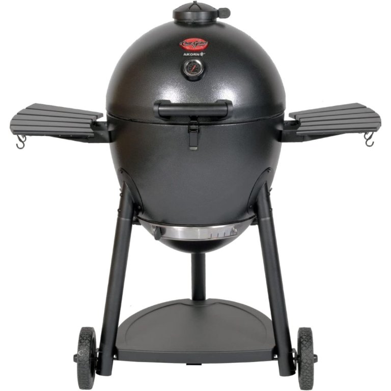  The Char-Griller E16620 Akorn Kamado Charcoal Grill on a white background.